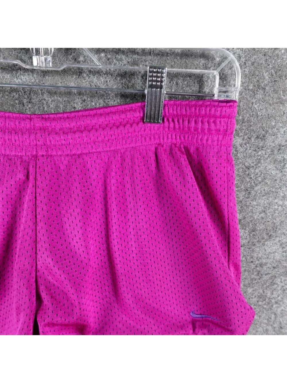 Nike Dri-Fit Reversible Athletic Shorts Womens S Bright Pink Mesh Gym Training - Picture 8 of 15